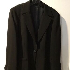 Linda Allard Ellen Tracy black Blazer
